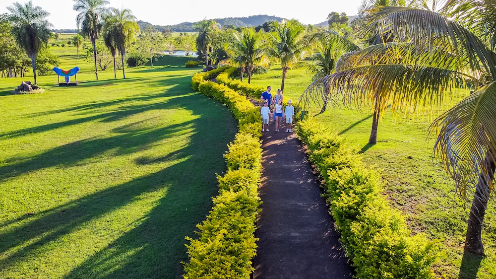 Passeio em área externa